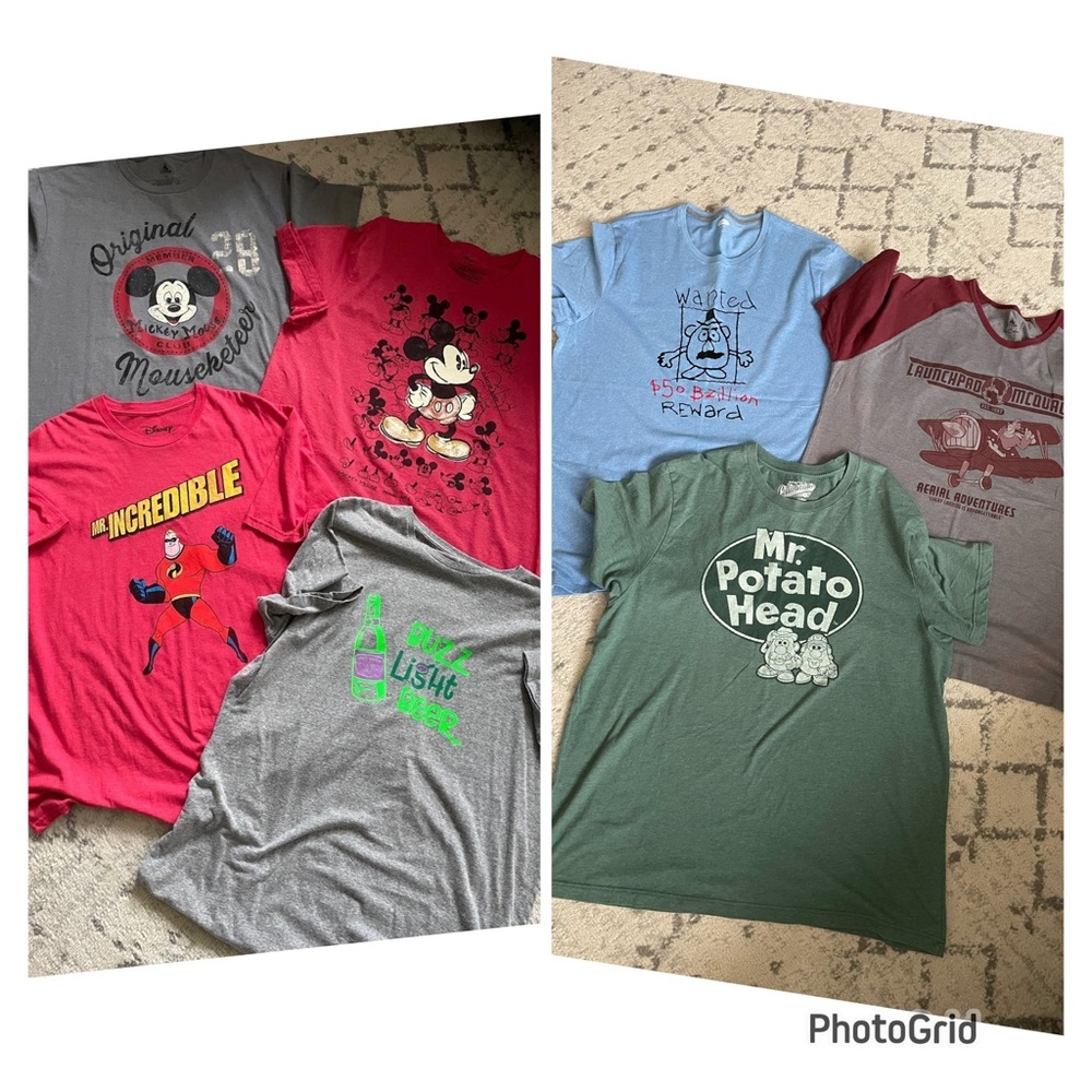 Men’s Disney shirts lot